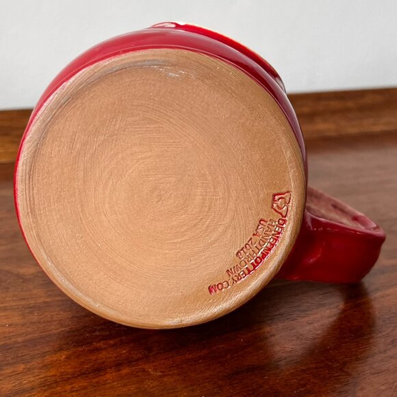 Deneen Pottery The National WWII Museum New Orleans Louisiana Mug Red 2018 16 Oz - Picture 9 of 11